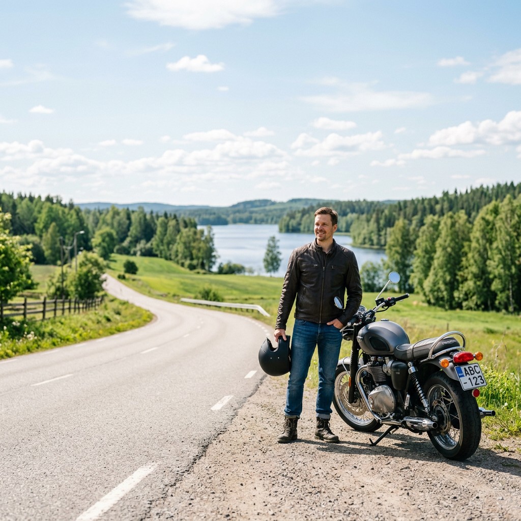 Moottoripyörä vakuutena